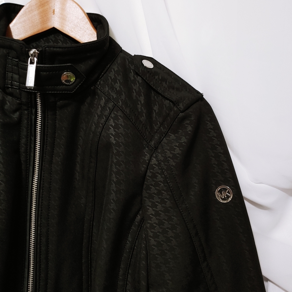 NWT Michael Kors Rider shell Jacket Black S - Picture 6 of 11